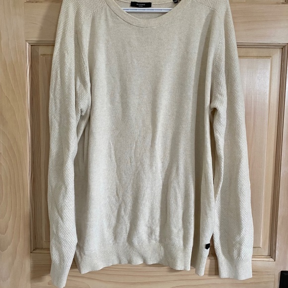 Men’s Jack & Jones long sleeve pullover sweater. Cream. Crew neck size XXL. - Picture 1 of 9